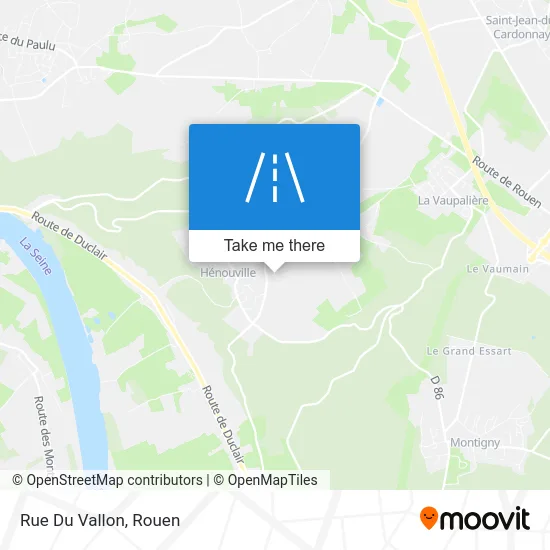 Rue Du Vallon map