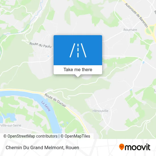 Chemin Du Grand Melmont map
