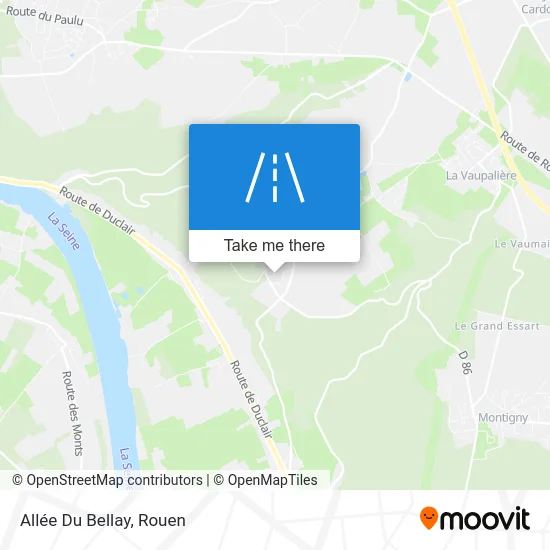 Allée Du Bellay map