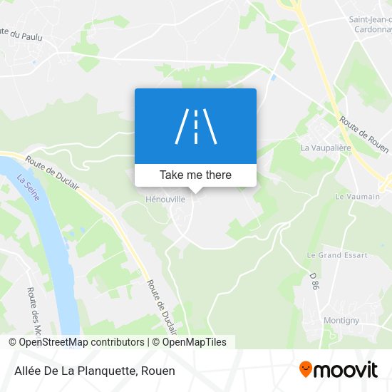 Allée De La Planquette map