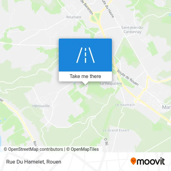 Rue Du Hamelet map