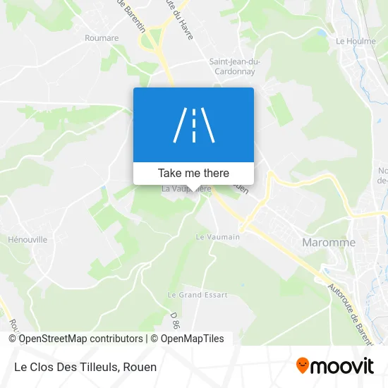 Le Clos Des Tilleuls map