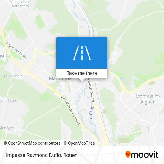 Impasse Raymond Duflo map