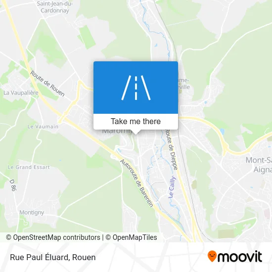 Rue Paul Éluard map
