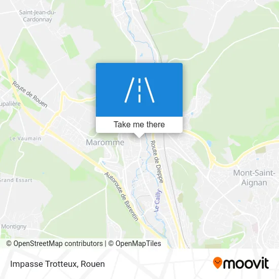 Impasse Trotteux map