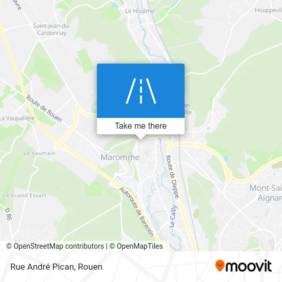 Rue André Pican map