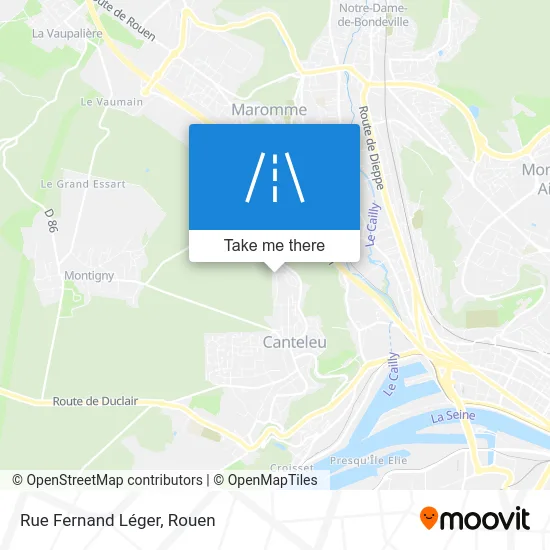 Rue Fernand Léger map