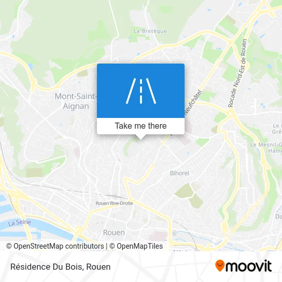 Résidence Du Bois map