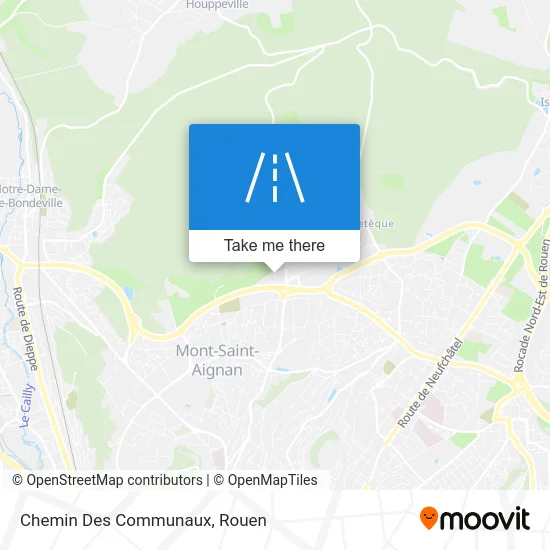 Chemin Des Communaux map