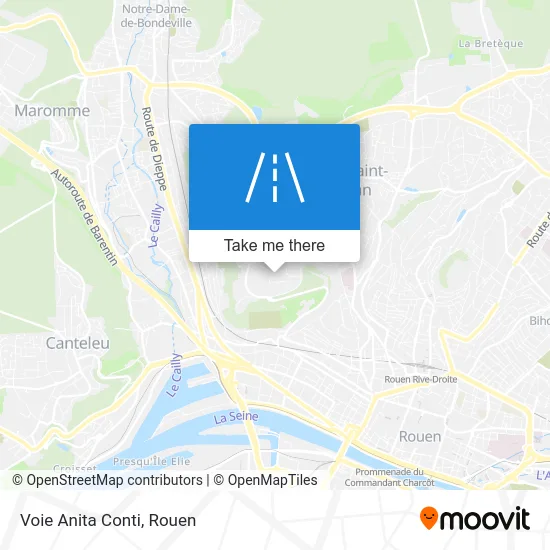Voie Anita Conti map