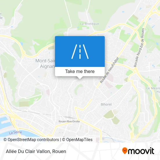 Allée Du Clair Vallon map