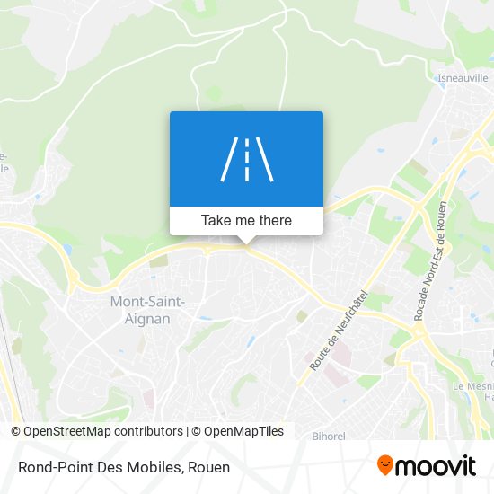 Rond-Point Des Mobiles map