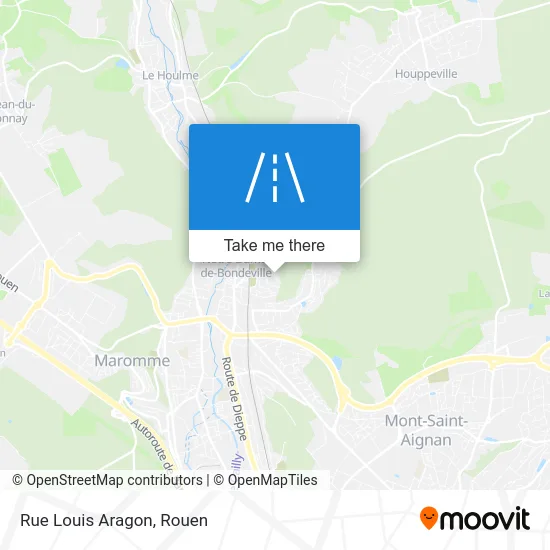 Rue Louis Aragon map