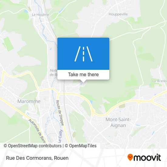 Rue Des Cormorans map