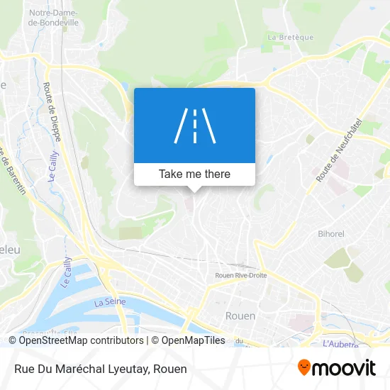 Rue Du Maréchal Lyeutay map