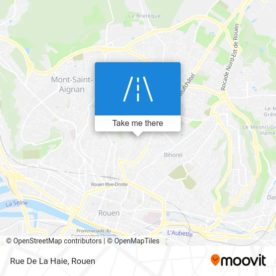 Rue De La Haie map