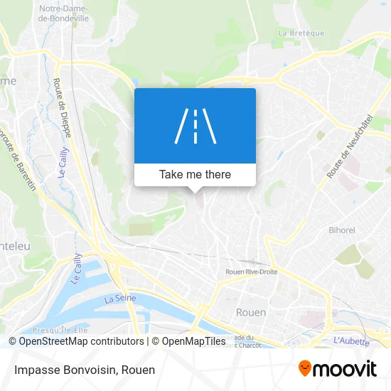 Impasse Bonvoisin map