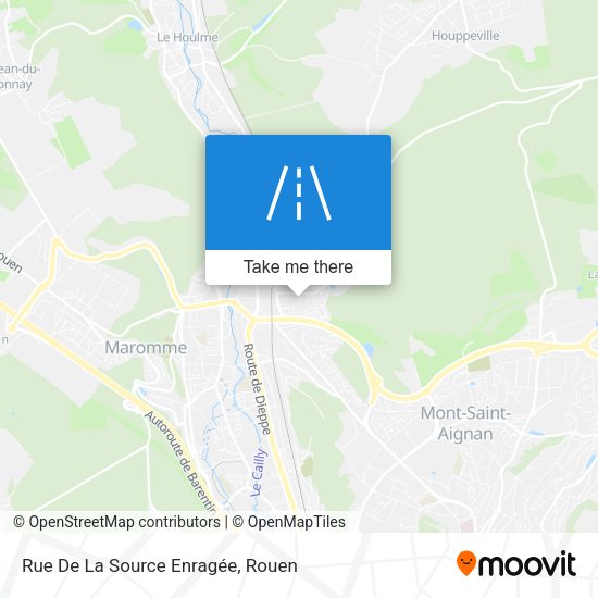 Rue De La Source Enragée map