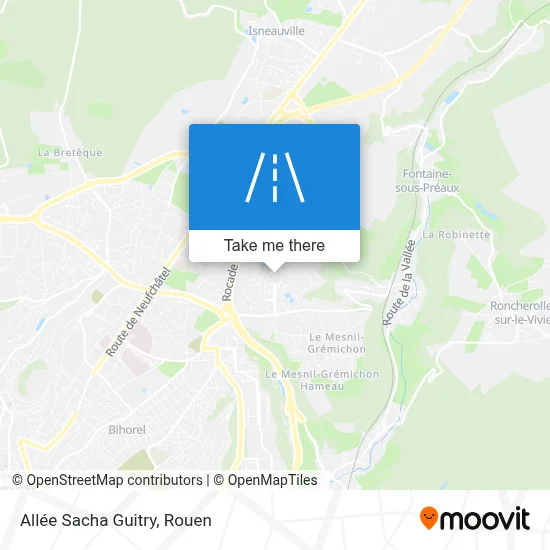 Allée Sacha Guitry map