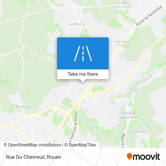 Rue Du Chevreuil map