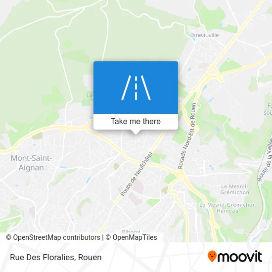 Rue Des Floralies map