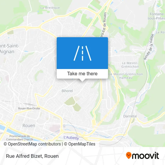 Rue Alfred Bizet map