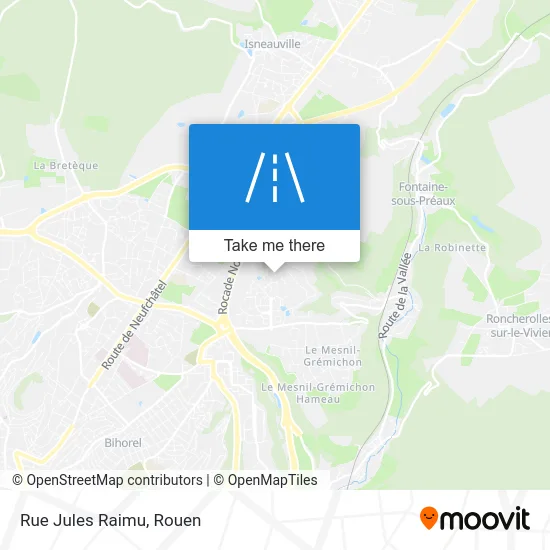Rue Jules Raimu map