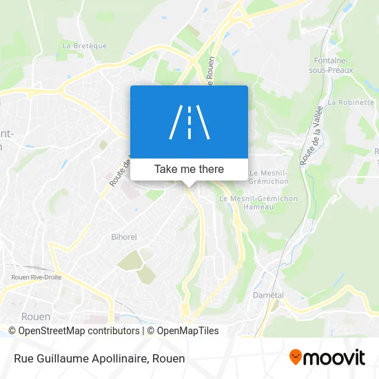 Rue Guillaume Apollinaire map