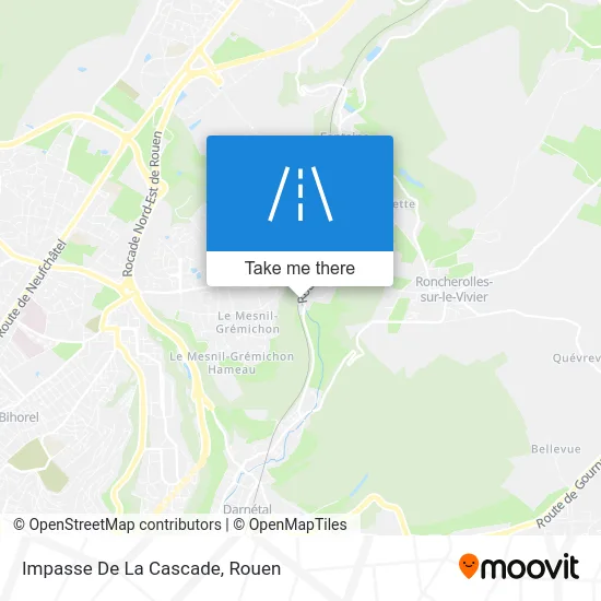 Impasse De La Cascade map