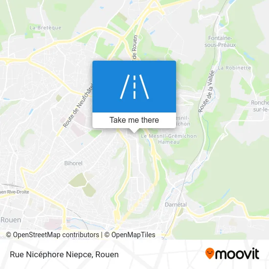 Rue Nicéphore Niepce map