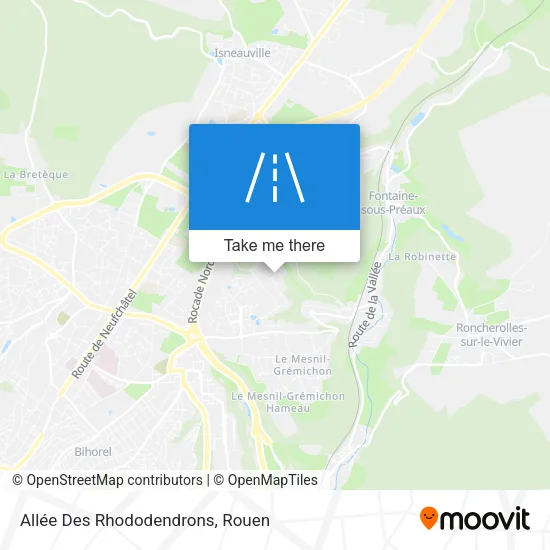 Allée Des Rhododendrons map
