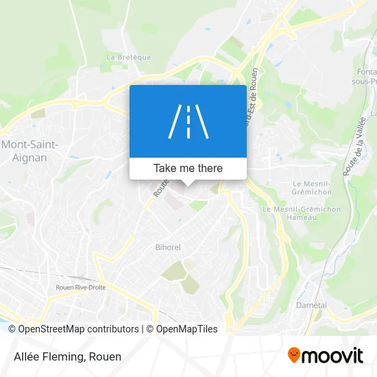 Allée Fleming map