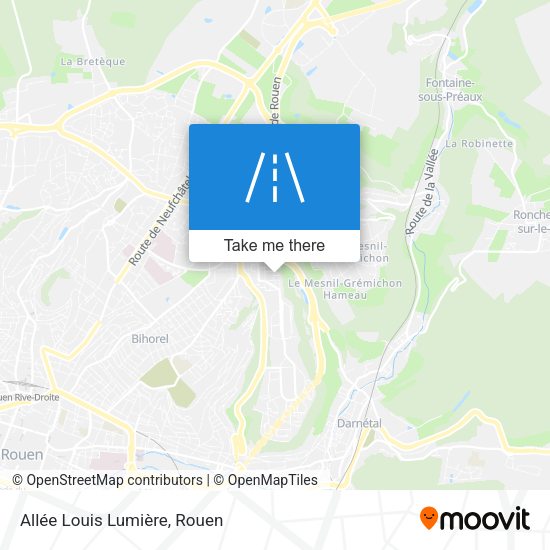 Allée Louis Lumière map