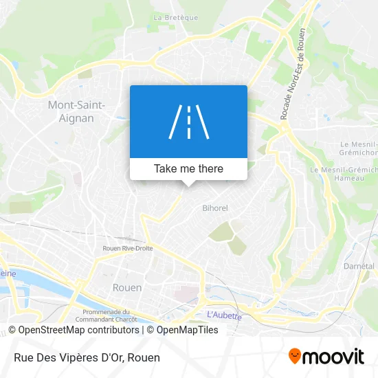 Rue Des Vipères D'Or map