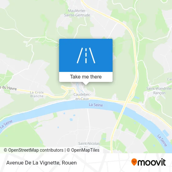 Avenue De La Vignette map