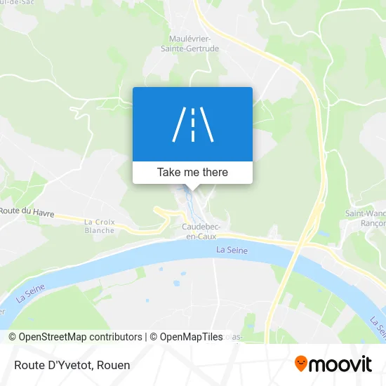 Route D'Yvetot map