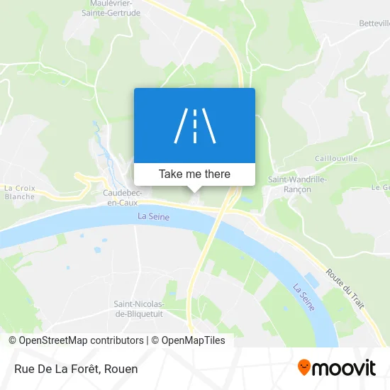 Rue De La Forêt map