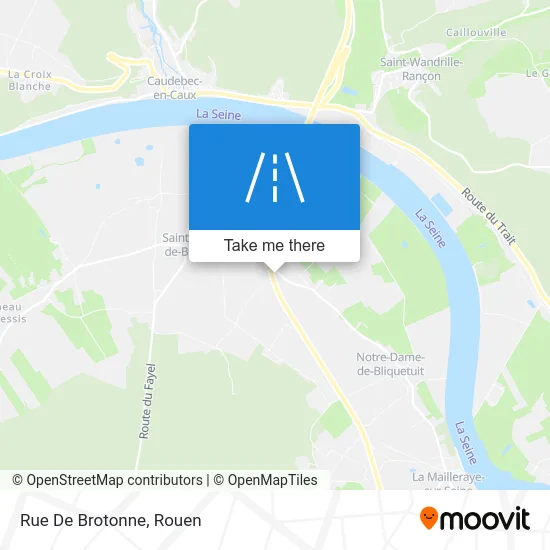 Rue De Brotonne map