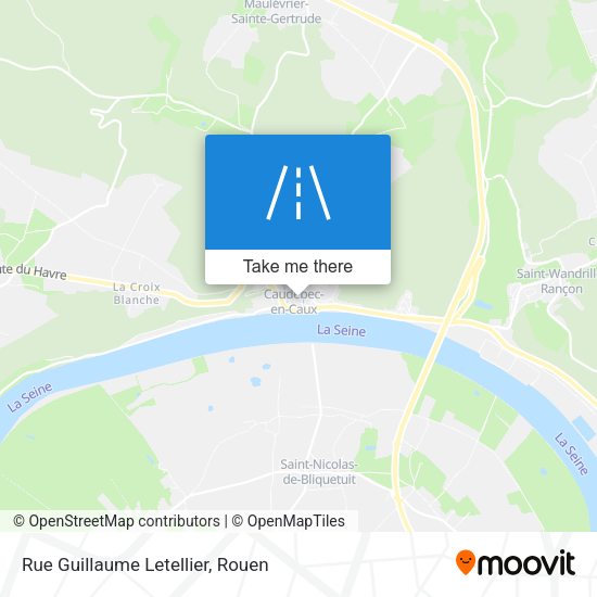 Rue Guillaume Letellier map