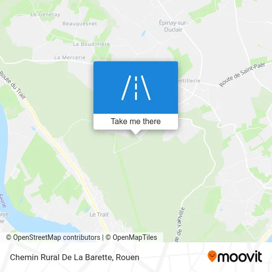 Chemin Rural De La Barette map