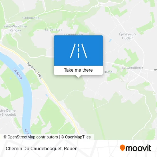 Chemin Du Caudebecquet map