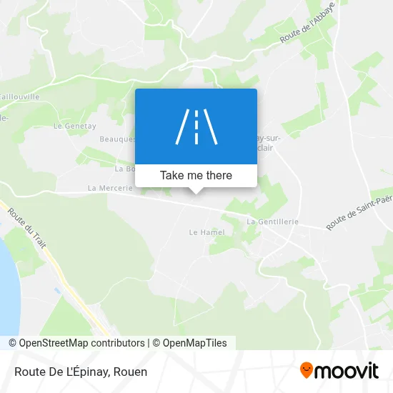 Route De L'Épinay map