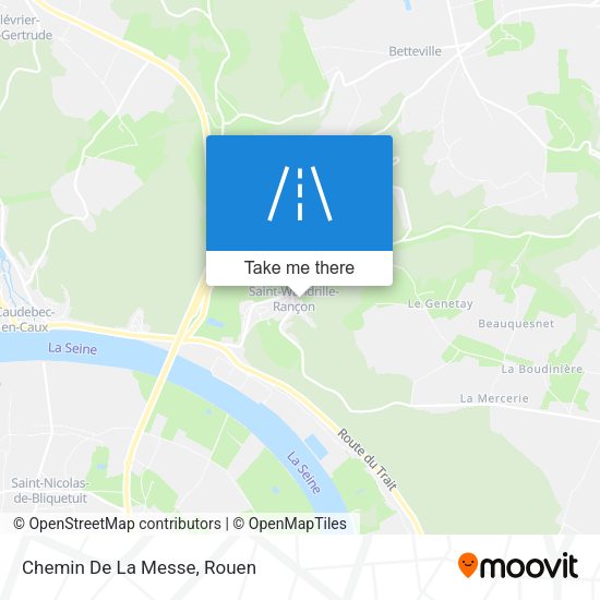 Chemin De La Messe map