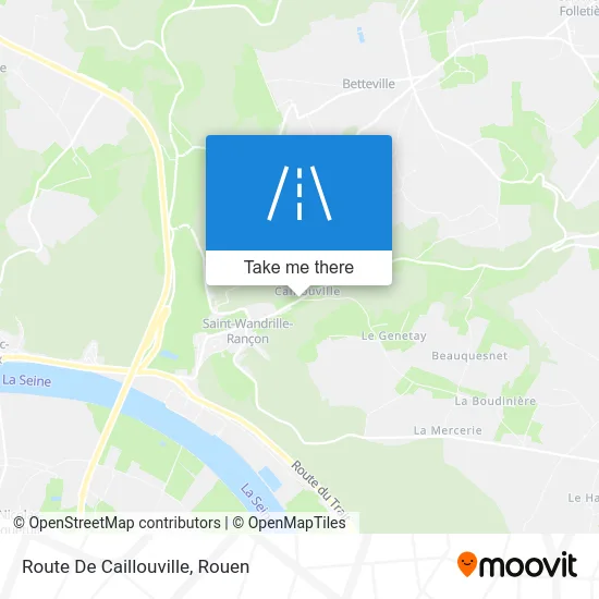 Route De Caillouville map
