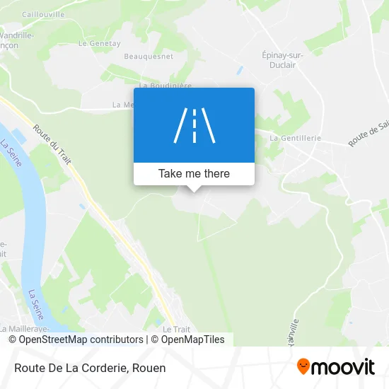 Route De La Corderie map