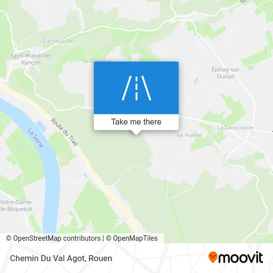 Chemin Du Val Agot map