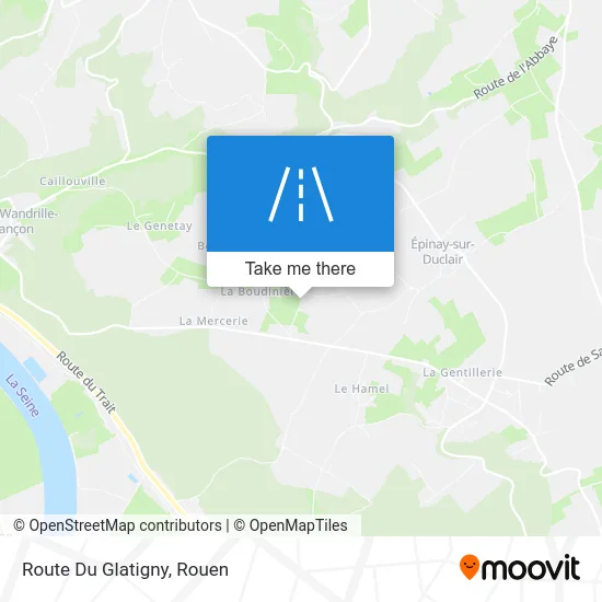 Route Du Glatigny map