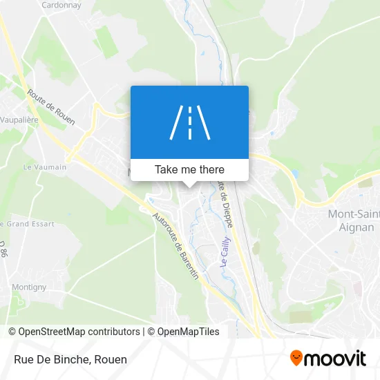 Rue De Binche map