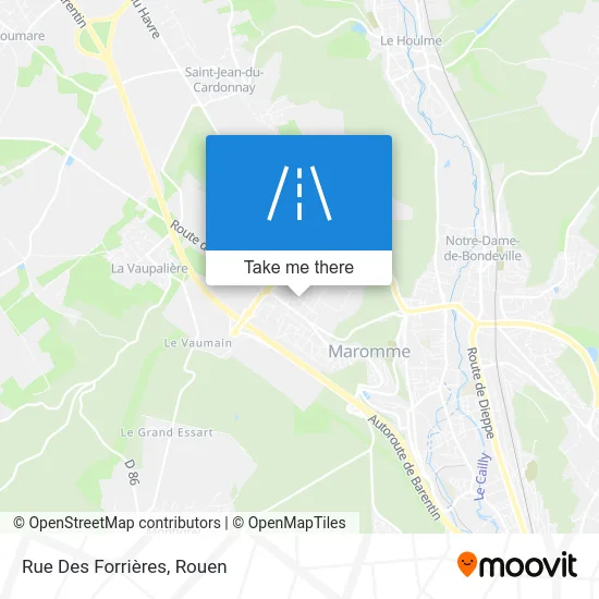Rue Des Forrières map