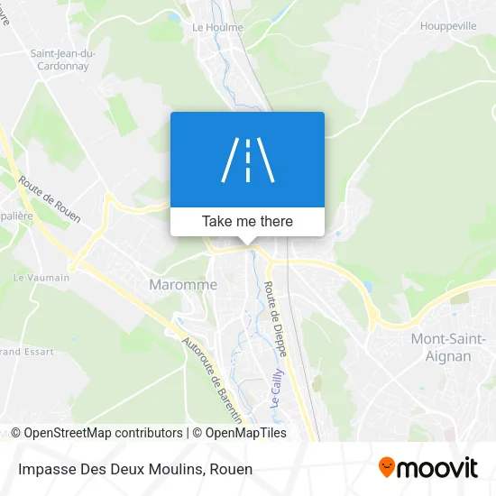 Impasse Des Deux Moulins map